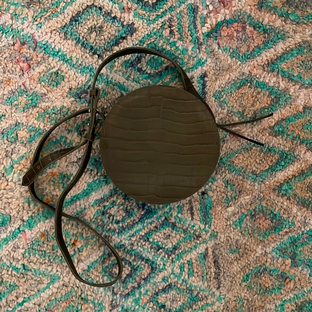Round madewell crocodile bag